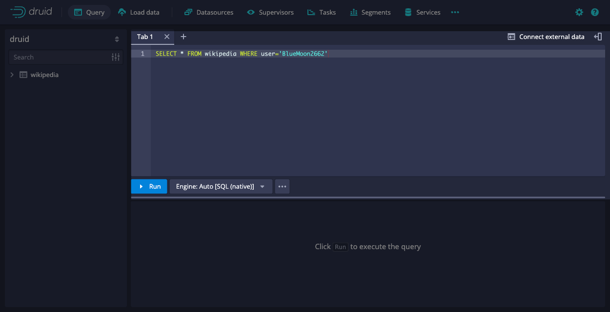 Adding query
